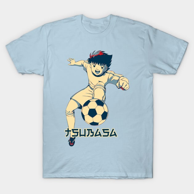 Captain Tsubasa Popart T-Shirt by masnono